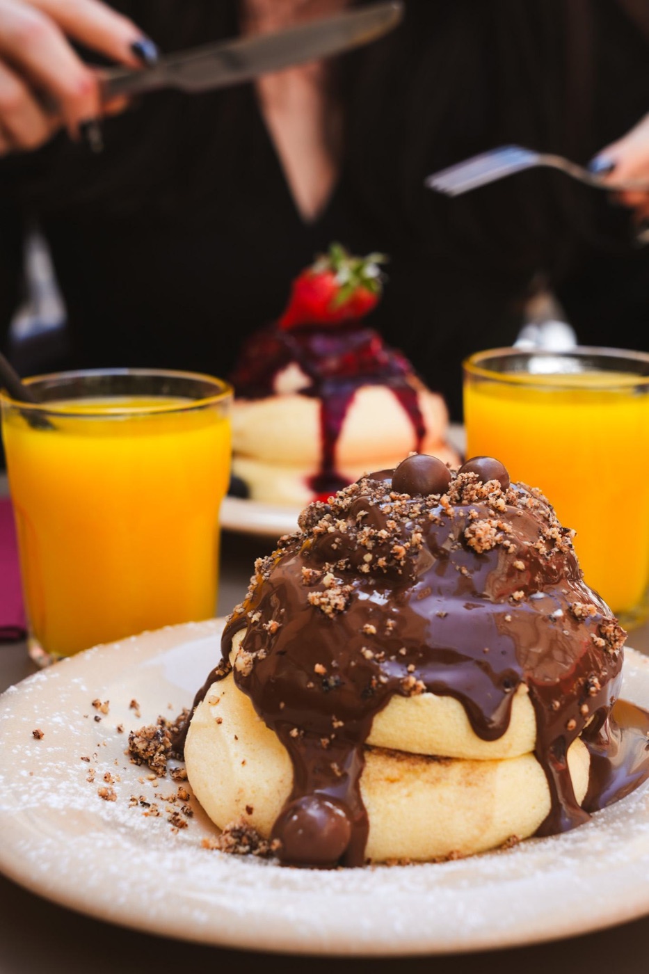 Fluffy pancake chocolat noisette Kōsei